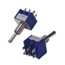 10 Pcs AC 125V 6A Amps ON/ON 2 Position DPDT Toggle Switch