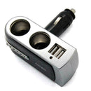 Dual USB 2 Way Car Cigarette Lighter Socket Splitter Charger Adapter New DC U0F9