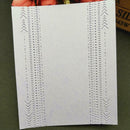 Metal Page Edge Cutting Dies Embossing for Scrapbooking/Photo Stencil Gift