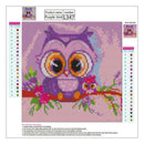 5D DIY Full Drill Diamond Painting Cartoon Cute Bird Cross Stitch Embroider