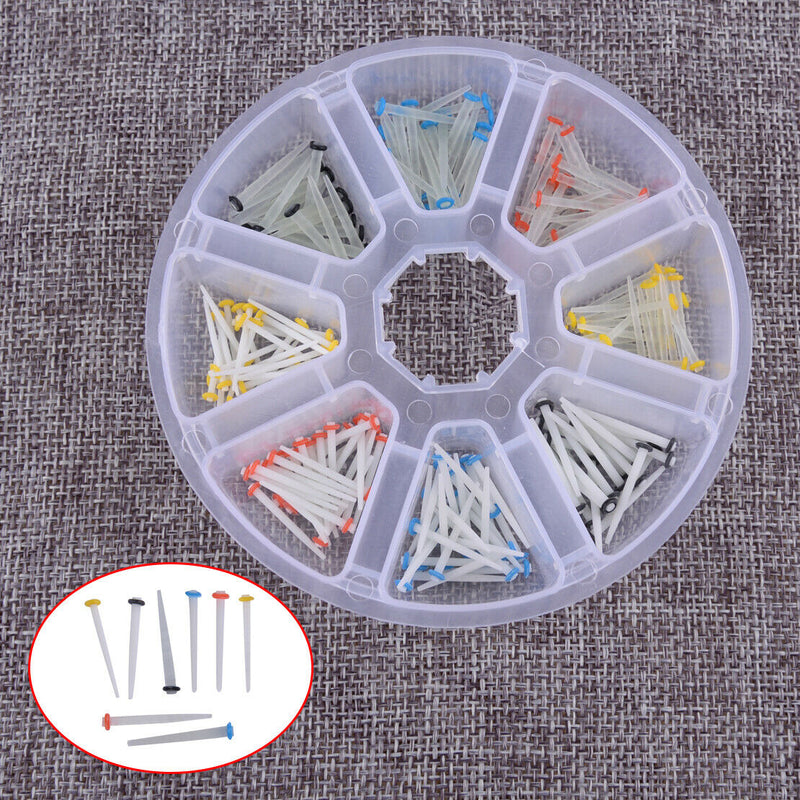 200pc Dental Fiber Post Glass & Quartz Teeth Restorative 1.0 1.2 1.4 1.6mm Posts