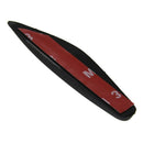 4 Pcs Auto Car Black Red Rubber Front Rear Door Protector Stickers