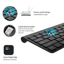 Ultrathin Mini Wireless Keyboard And Optical Mouse Combo Set 2.4G For PC Laptops