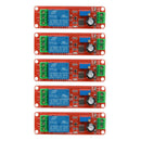 5pcs NE555 DC 12V LED Delay Relay Timer Switch Module Adjustable 0 to 10 Seconds