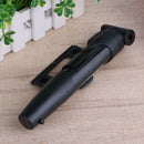 Portable Folding Bicycle Air Pump Inflator for Presta Schrader Valve Black