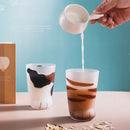Creative Cute Cat Paws Glass Tiger Paws Mug Office Coffee Mug Tumbler Perso