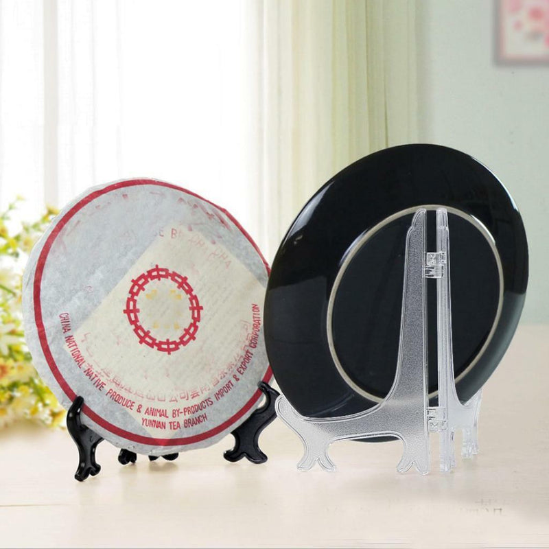 5x Plastic Folding Display Easel Stand Dish Plate Teacake Photo Holder 10cm