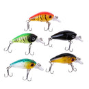 5Pcs Fishing Lures Shallow Deep Diving Swimbait Crankbait Fishing Wobblers Hard