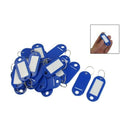 Key ID Label Tags Split Ring Keyring Keychain 20 Pcs Red & 20 Pcs Blue A7P6