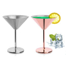 240Ml Stainless Steel Wine Glass Goblets Juice Drink Champagne Goblet Cockt D8E2