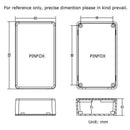 5Pcs Electronic Prototype ABS Plastic Junction Project Box Waterproof Enclo D3Y3