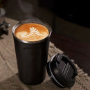 380ML Heat Preservation Coffee Mug Stainless Steel Travel Portable Mug Coff T5W6