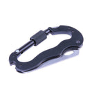 5 in 1 EDC Outdoor Multi Function Climbing ToolCarabiner Hook Gear Buckle