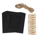 10 Pcs / Set Paper Photo DIY Wall Picture Hanging Frame Album Rope Clip