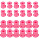Hair Rollers X 24- Effortless - Heat Free - Hair Styling - Pink Silicone -  W5C8