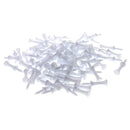 100 Pcs/Pack Professional 50mm 1.97" Plastic Castle Golf Tees White for Golf