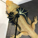 3 in 1 Adjustable Lizard Harness Leather Bearded Dragon Reptile Leash with CZ7M7