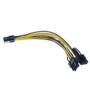 2x PCI Express Splitter Cord 6pin to 2x8pin+2xCable 15pin SATA to 6pin PCIe
