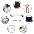 metal hangers Pants Hanger Strong Skirt hangers anti-reflective Clothes han Q4A9