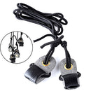 Archery Recurve Bow String Long Bow Stringer Black Leather Rope Tool Gift JR