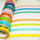 10x Rainbow Roll DIY Washi Sticky Paper Tape Masking Tape Self Adhesive Tape  Z