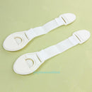 10pcs Infant Baby Drawer Door Cabinet Cupboard Toddlers Safety Lock Belt Strap