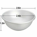 6pcs 3 Set Aluminum Bath Bomb Molds DIY Bath Fizzy Sphere Round Ball Molds