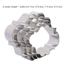 4pcs/set European Wedding Frame Cookie Cutters Biscuits Stainless Steel Too