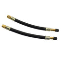 1 pair tire valve extension valve extension, flexible, length 180mm, with caps