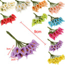 Pack 288 Artificial Calla Lily Flower Real Touch Foral Wedding Decor