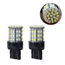 2Pcs White T20 7443 1206 6000K 64SMD Turn Signal Stop Braking LED Light Bu JR