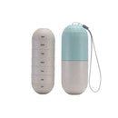 7-Grid Sealed Particle Storage Box Waterproof Pill Medicine Tablet Case Holder