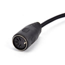 5PIN DIN FEMALE SOCKET to 2x RCA PHONO MALE PLUGS AMP AUDIO ADAPTER CABLE30cm Hs