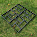 2x DIY Path Maker Walk Paving Mould Pavement Garden Concrete Stepping Stone Mold