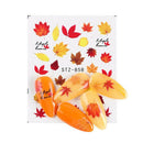 4 Sheets Fall Leaves Nail Art Water Decals Maple Leaf Transfer Stickers Decor AU
