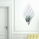 18pcs/set Self-adhesive Mirror Stickers Waterproof DIY Tile Wall Decals Decor