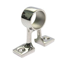 Right end fixed 90 degree 316 stainless steel marine double leg bracket 25mm