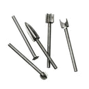 5pcs Rotary File Rasp Carbide Burrs Wood Carving Bits Set Woodworking B:3x6mm