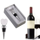 Crystal Heart Bottle Stopper Wine Storage Twist Cap Plug Reusable Vacuum Seal