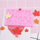 Silicone Fondant DIY Mold Maple Leaves Mould Shaping Cake Baking Decor Y7I4