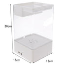 Acrylic Fish Bowl Plant Aquarium Fish Tank Home Office Ornament White