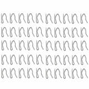 50 Pcs HEAVY DUTY DRAPERY CURTAIN DISPLAY CARNIVAL HOOKS DRAPE PINON C2P9 W O8Y7