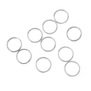 10 Scuba Diving Gear Attachment Split Ring 20mm Keychain 316 Stainless Steel