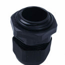 20 Pcs M20 Black Plastic 6-12mm Dia Waterproof Cable Glands Connector D2S5