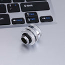G1/4 14mm OD 4 Lap Hard Tube Quick Fitting Connector for PC Water Cooling System