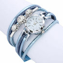 Duoya Brand Bracelet Watches For Women Luxury Crystal Clock Quartz Watch Fa Y3M8