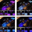 DC12V 48-LED Car Interior Atmosphere Neon Lights Strip Music Control + IR Remote