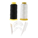 2pcs 200M Bonded Nylon Sewing Threads with 14pcs Upholstery Sewing Needles