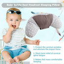 Kids Car Styling Neck Headrest Cushion Car Seat Shoulder Belt Pillow (Grey)