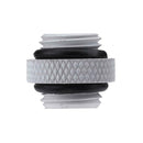 G1/4 Dual External Thread Hose Connector for PC Water Cooling System(White)